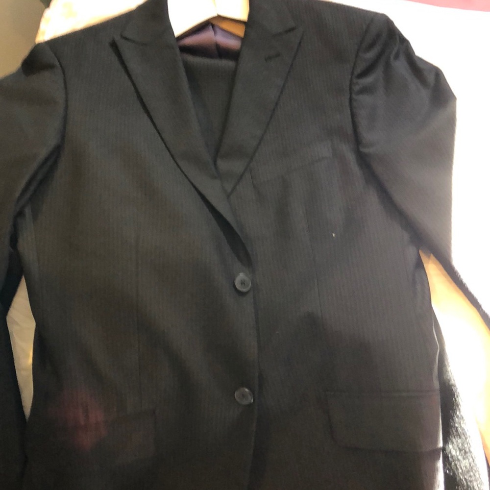 Men’s Suit - Grey Pin striped